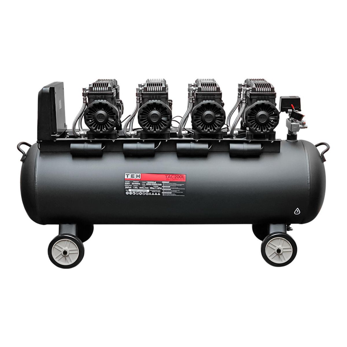 TEH - Compresor de Aire 8 HP 200 Litros TAC200L