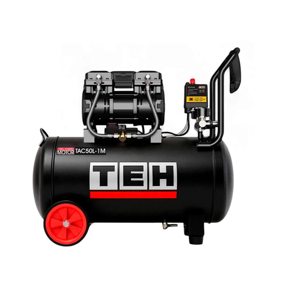 TEH - Compresor de Aire 2 HP 50 Litros TAC50L-1M