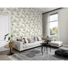 RASCH - Papel Mural Hojas 659863 5 m2 aproximadamente