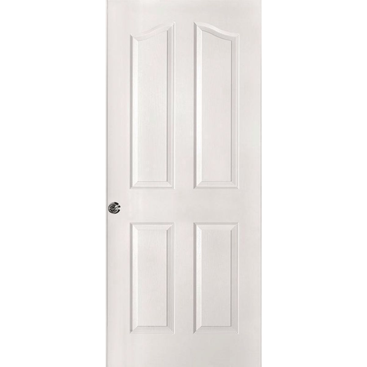Puerta HDF 80x200 cm Kiyen con Perforación Cerradura Prepintado blanco, marca MAFORSA - Foto Principal