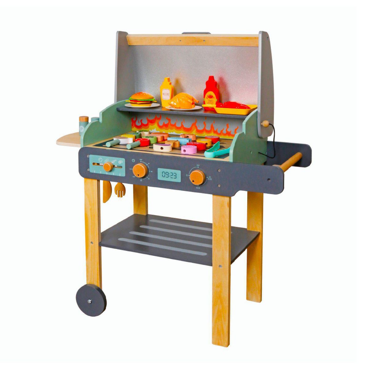 KIDSCOOL - Juego Mi parrilla BBQ con accesorios