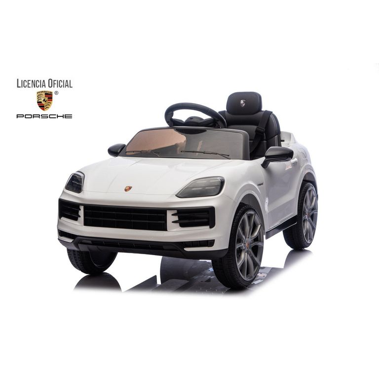Auto Batería Blanco Porsche Cayenne 12V