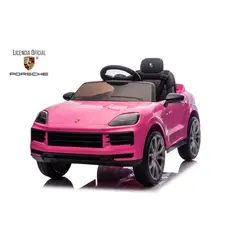 KIDSCOOL - Auto bateria rosado Porsche Cayenne 12V