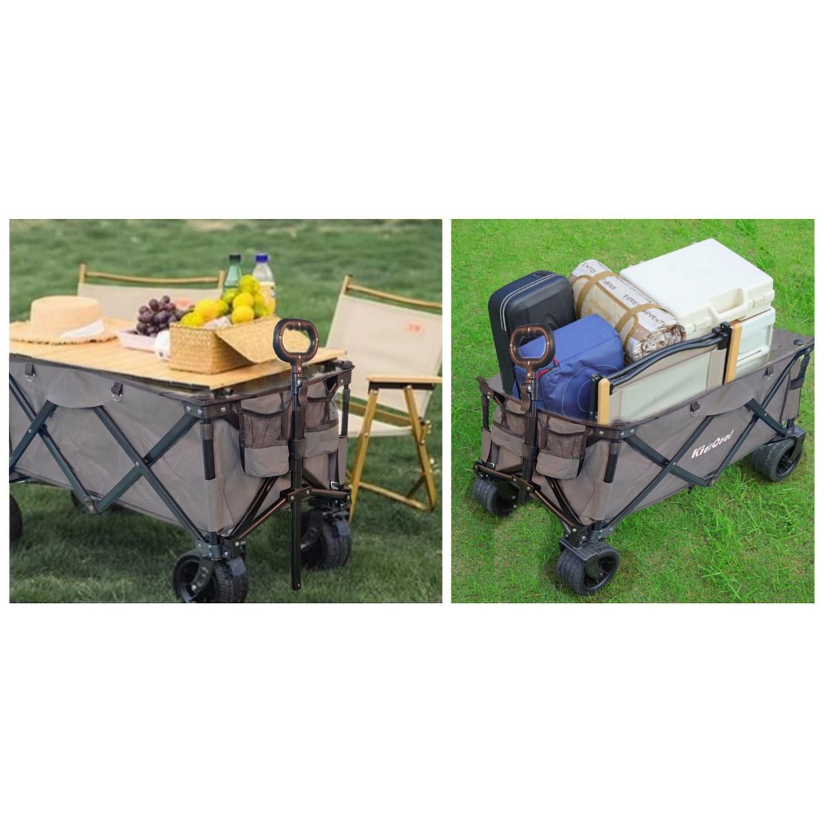 KIDSCOOL - Carro Wagon Plegable Gris