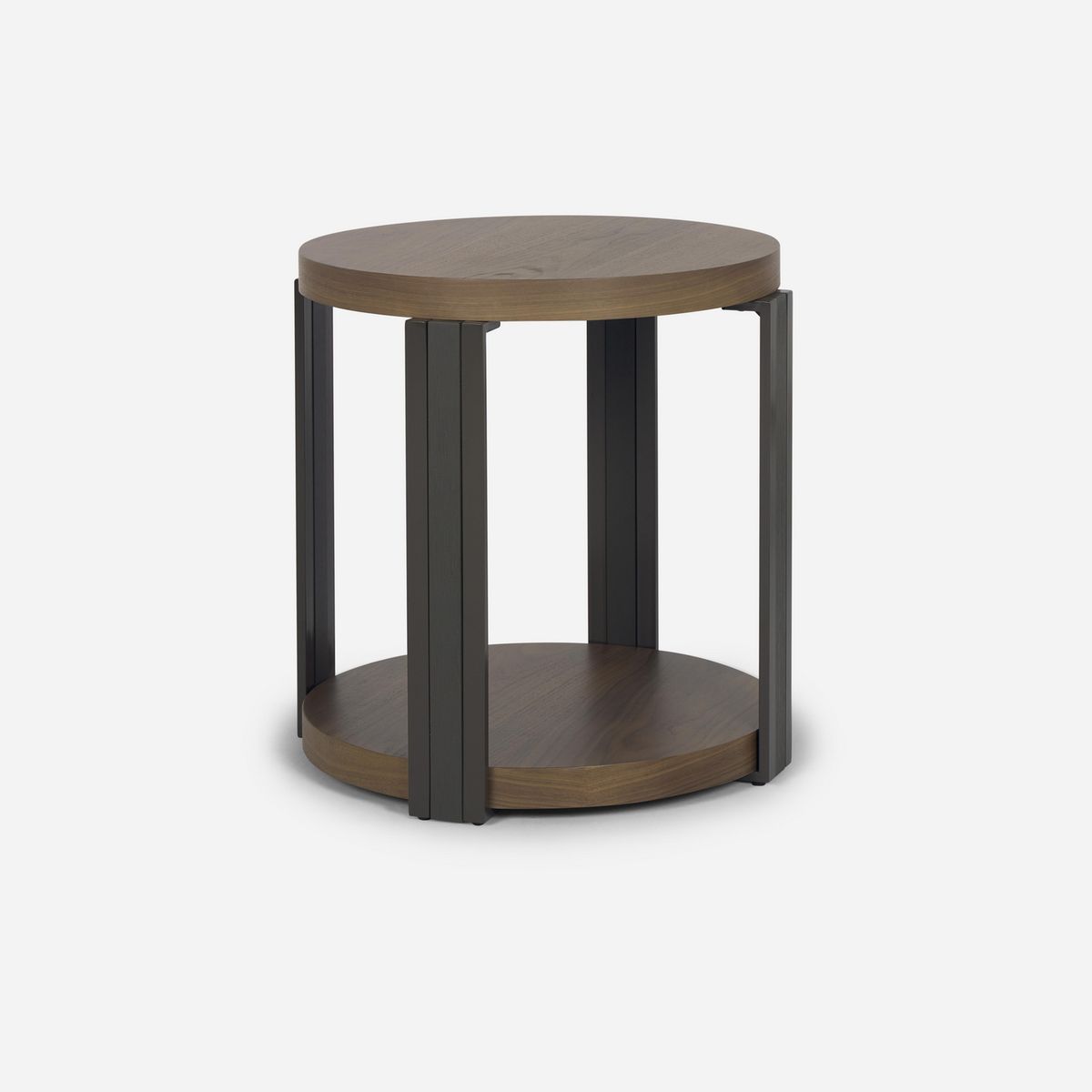 ROSEN - Mesa lateral Koli Nogal 64x23x64 cm