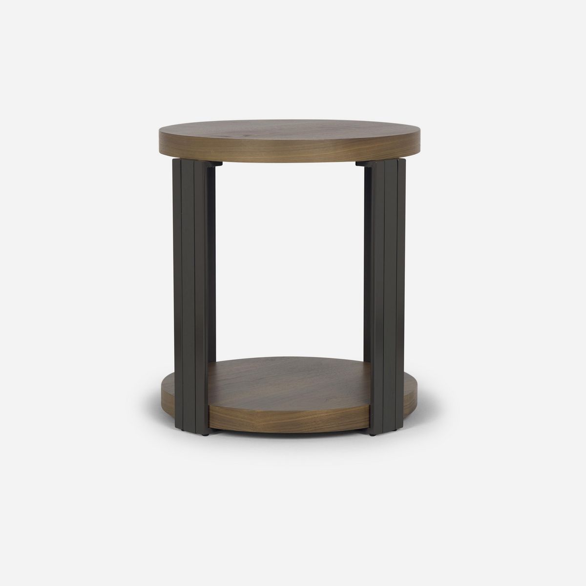 ROSEN - Mesa lateral Koli Nogal 64x23x64 cm