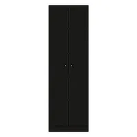 Clóset 2 Puerta(s) 4 Repisa(s) 55x175x31.2 cm Negro