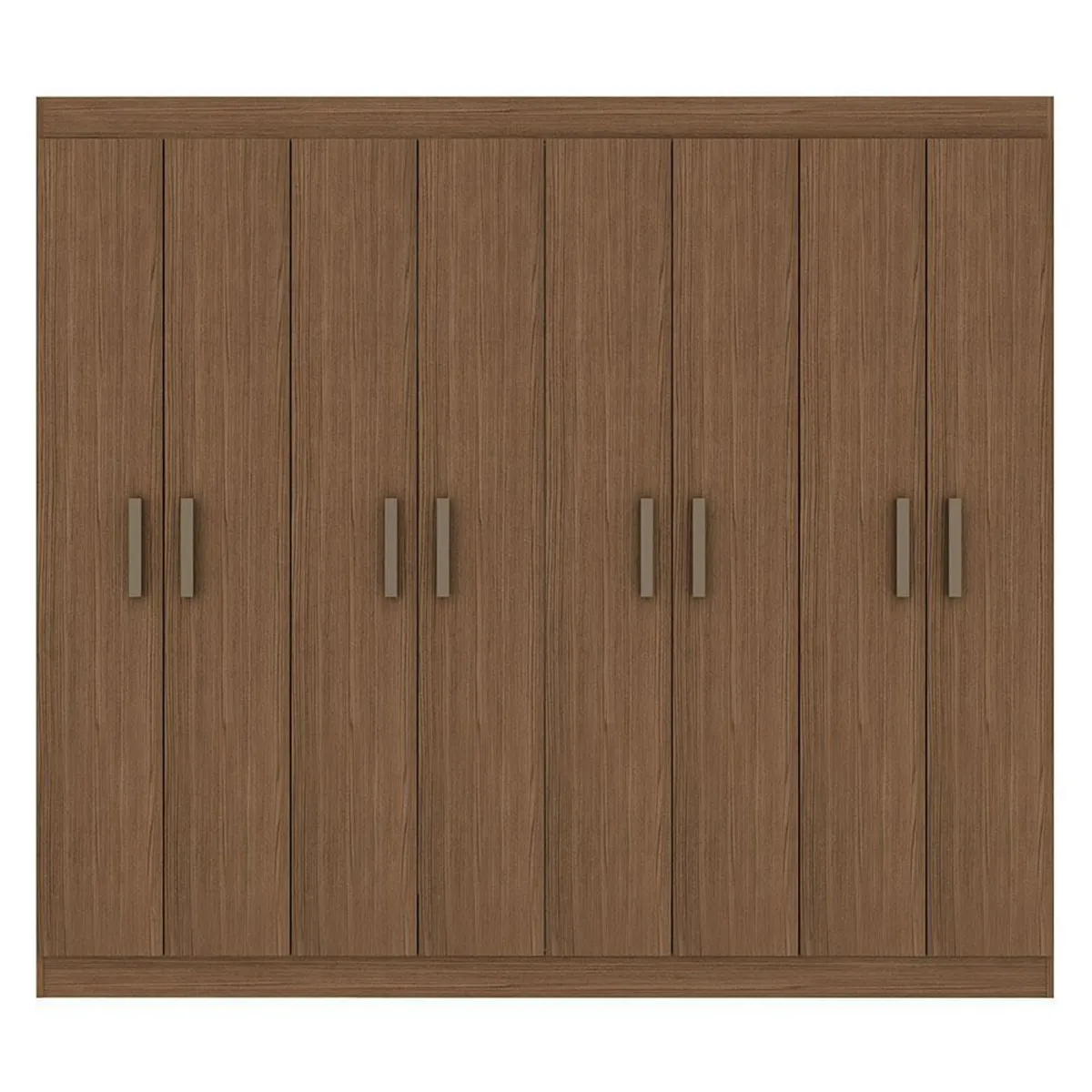 Clóset 8 Puerta(s) 3 Repisa(s) 180x200x40 cm Café, marca VEKKAHOME - Foto Principal