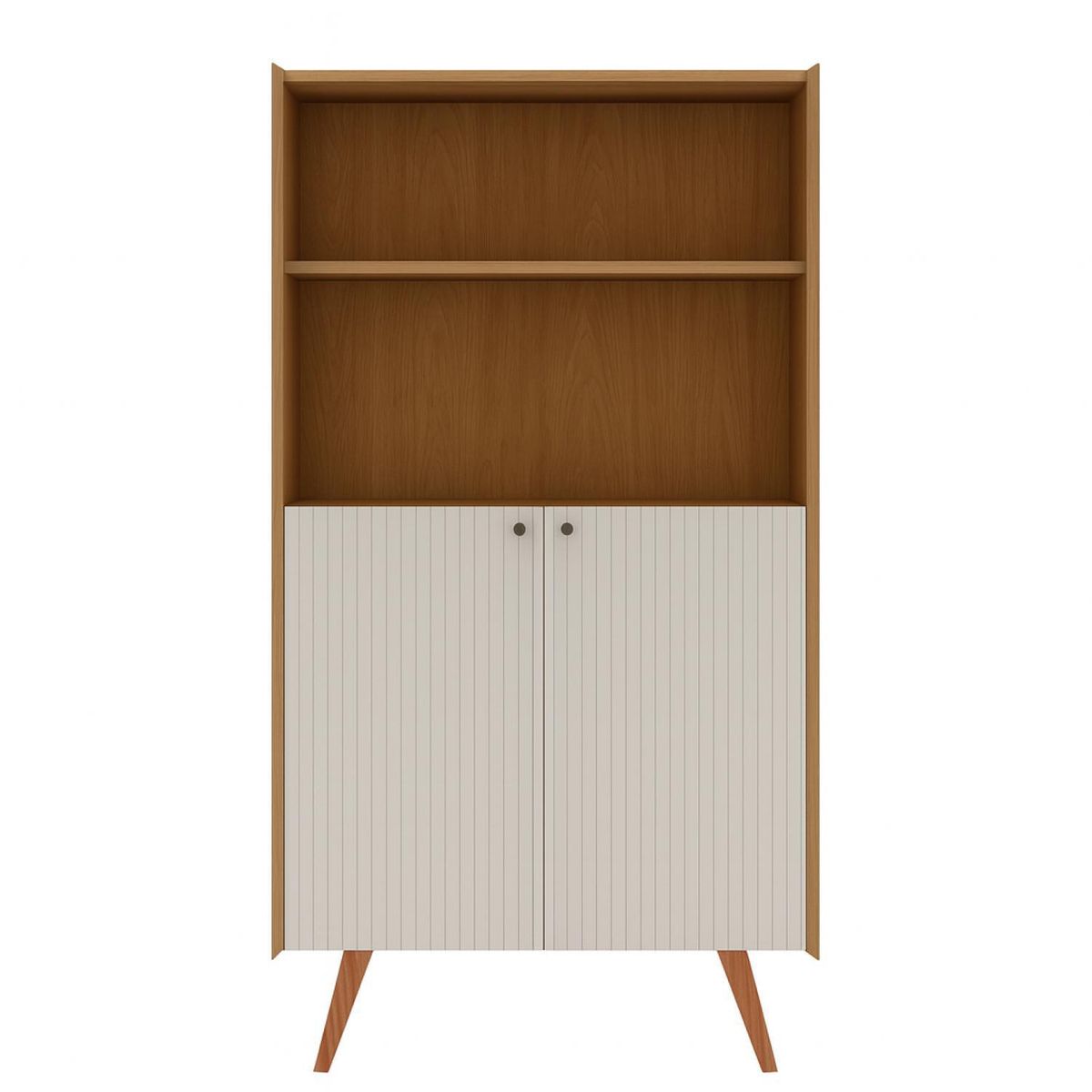 VEKKAHOME - Estante MDF 3 Nivel(es) 157x36x80 cm Café