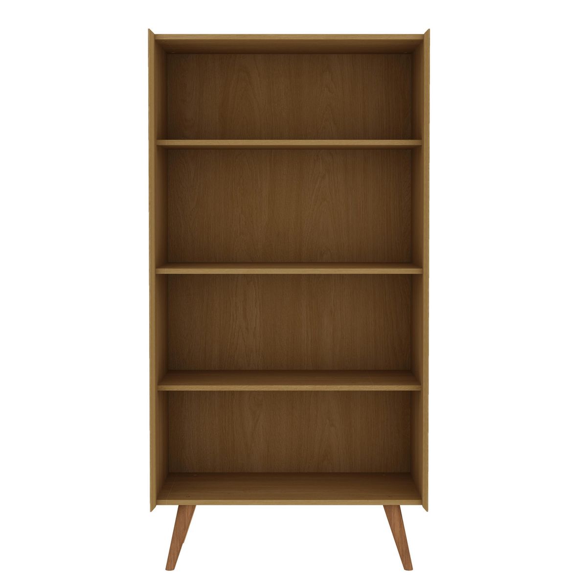 VEKKAHOME - Estante MDF 3 Nivel(es) 157x36x80 cm Café