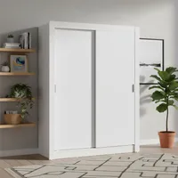 Clóset 2 Puerta(s) 2 Repisa(s) 205x117x51 cm Blanco