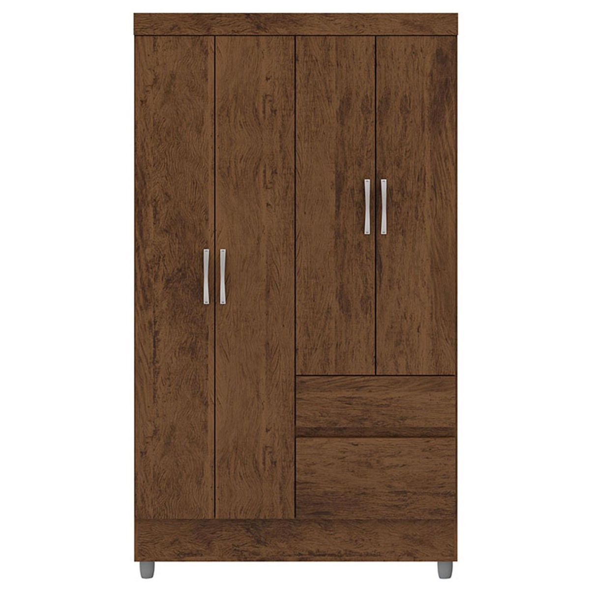 VEKKAHOME - Clóset 4 Puerta(s) 2 Cajón(es) 3 Repisa(s) 181x40x102.6 cm 