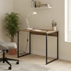 VEKKAHOME - Escritorio Urban Café - negro 90x76.6x60 cm