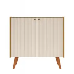 VEKKAHOME - Buffet Vertice Café;beige 80x86.4x36 cm