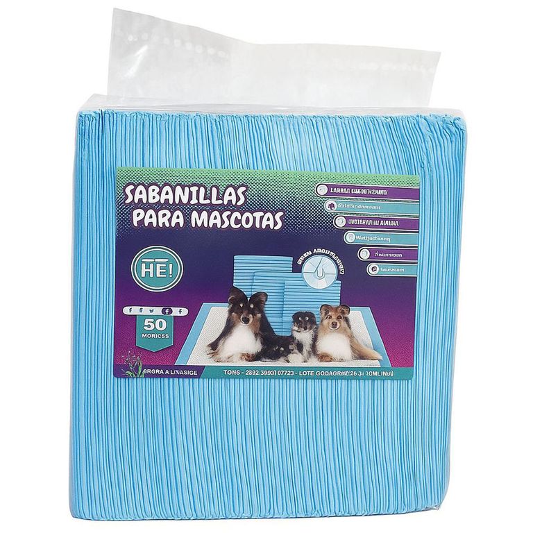 Sabanilla de entrenamiento 50 unidades de 60x60 cm