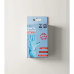 TOPSAFE - Guante Nitrilo de Nitrilo Talla única Azul