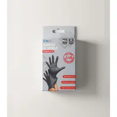 TOPSAFE - Guante Nitrilo de Nitrilo Talla única Negro