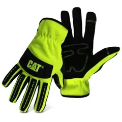 CAT - Guante de Cuero M Amarillo