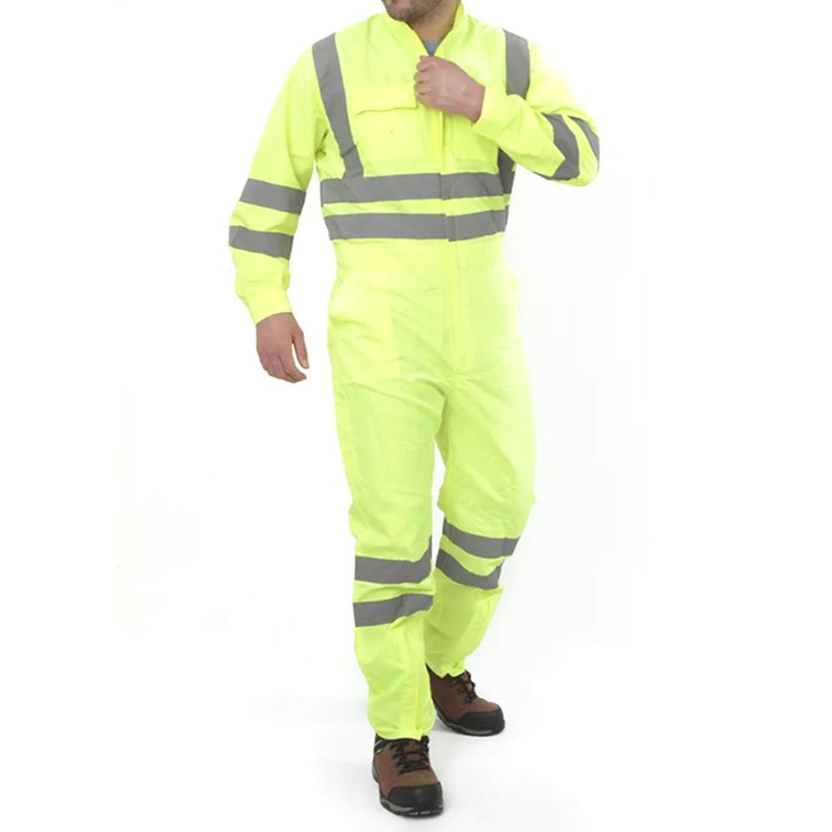 GENERICO - Overol Alta Visibilidad Amarillo Flúor Talla XL