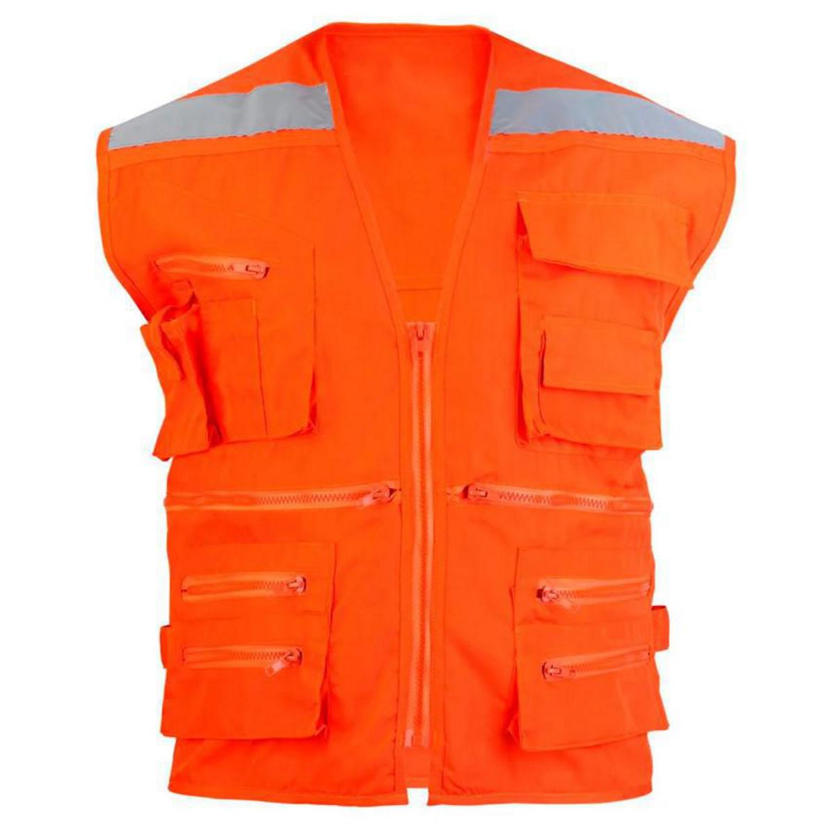 GENERICO - Chaleco Unisex Naranjo XL