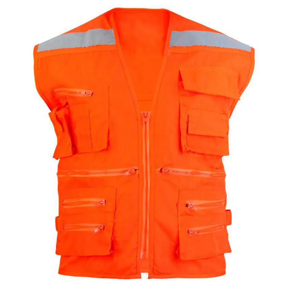 GENERICO - Chaleco Unisex Naranjo XL