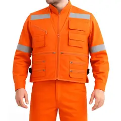 GENERICO - Chaleco Unisex Naranjo L