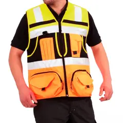 GENERICO - Chaleco Unisex Amarillo XXL