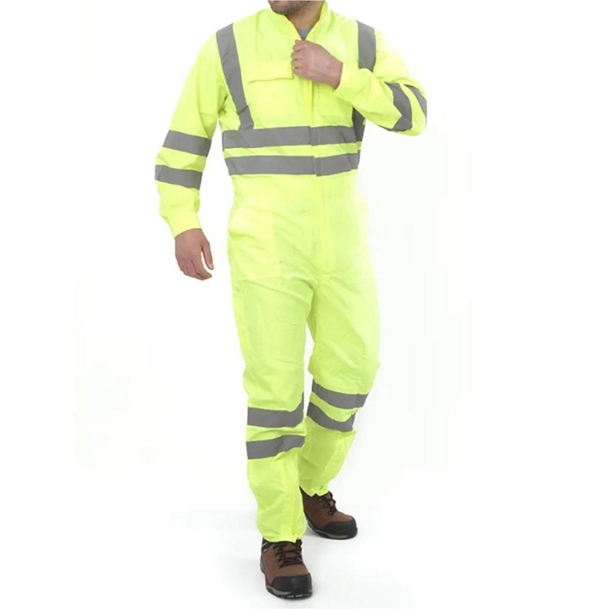 GENERICO - Overol Alta Visibilidad Amarillo Flúor Talla XXXL