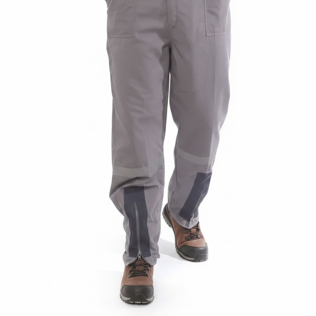 GENERICO - Overol Poplin con Cinta GRIS, Talla XXL