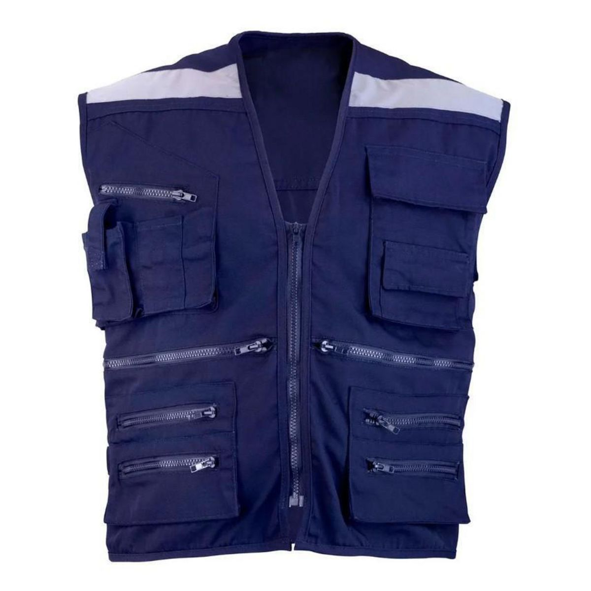 GENERICO - Chaleco Unisex Azul XL