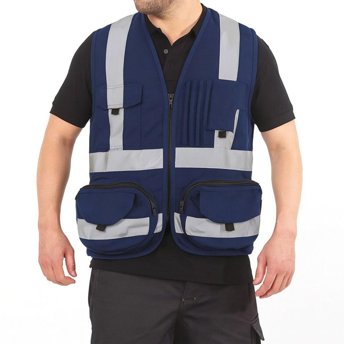 GENERICO - Chaleco Unisex Azul XL