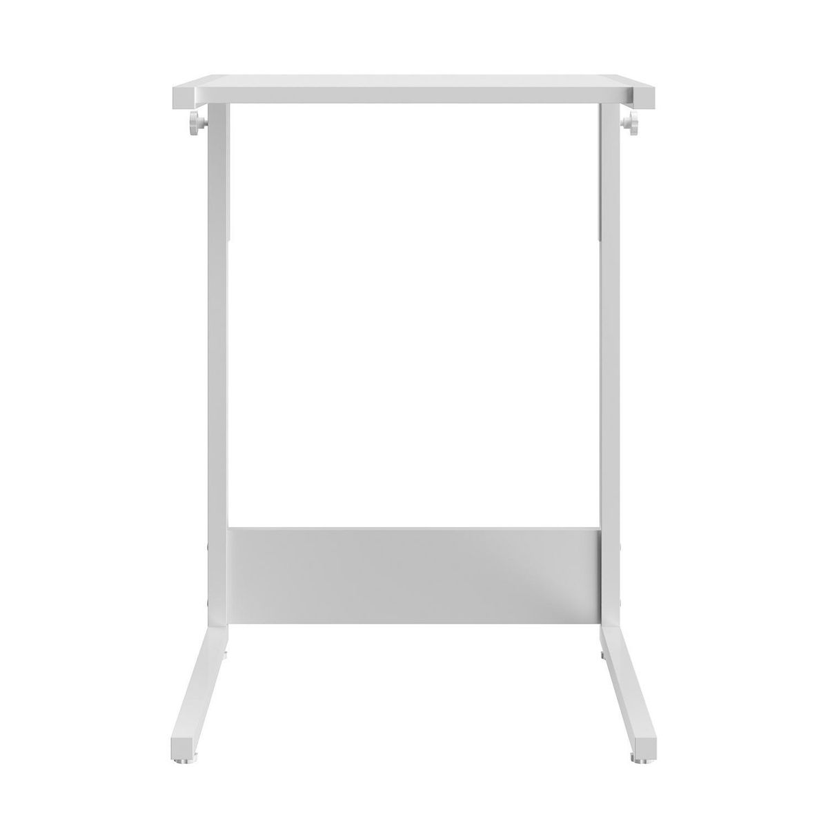 VEKKAHOME - Mesa portátil Porter Blanco 40x43.3x71.5 cm