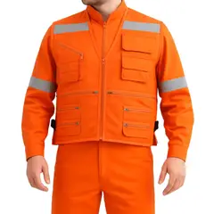 GENERICO - Chaleco Unisex Naranjo M