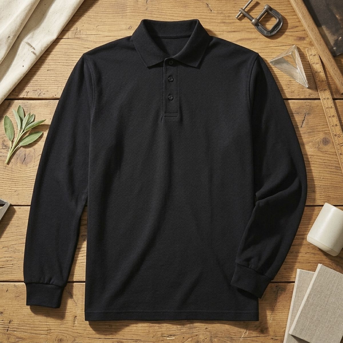 GENERICO - Polera Unisex Negro XL