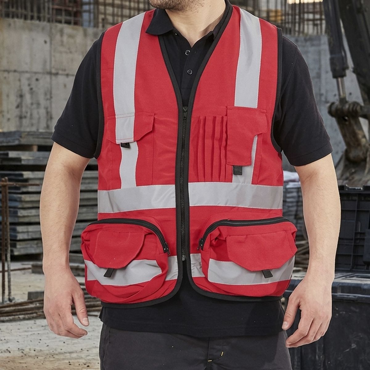 GENERICO - Chaleco Unisex Rojo M