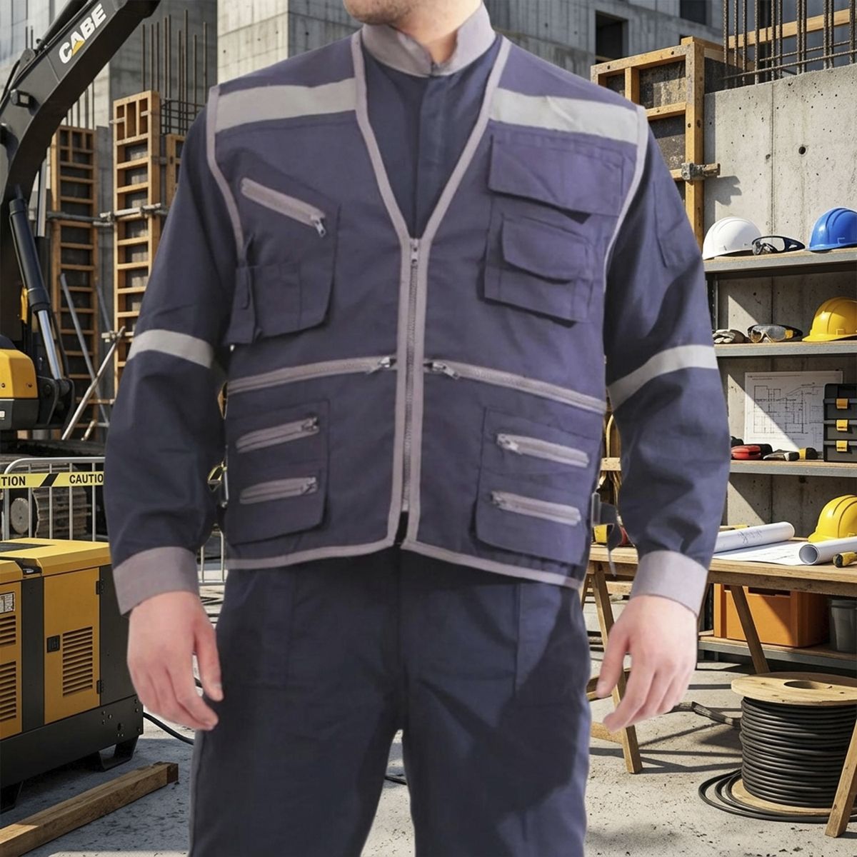 GENERICO - Chaleco Unisex Azul S
