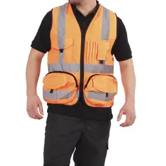 GENERICO - Chaleco Unisex Naranjo L