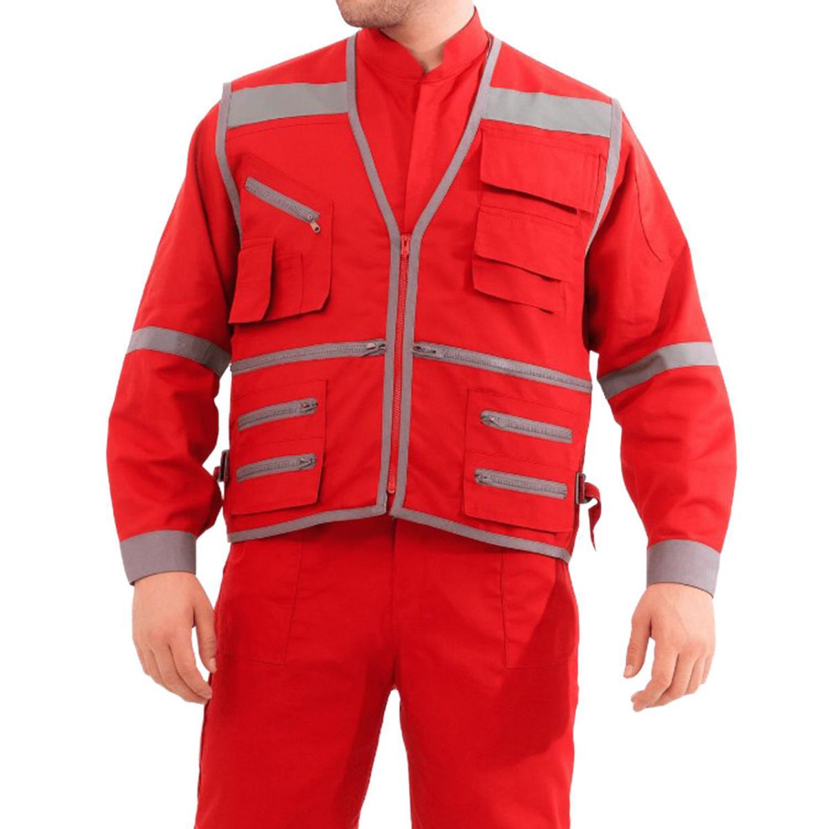 GENERICO - Chaleco Unisex Rojo M