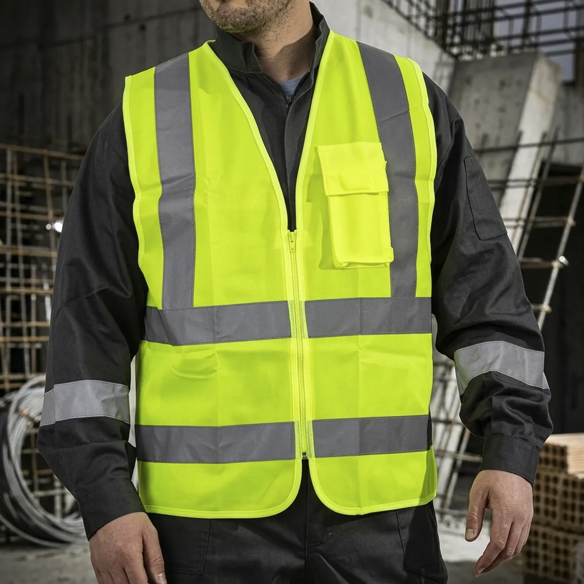 GENERICO - Chaleco Unisex Amarillo XXL