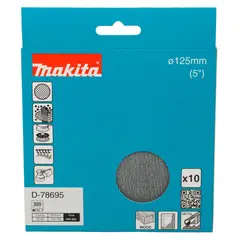MAKITA - Lija Velcro con Malla Abrasiva 5" Grano 320 10 unidades