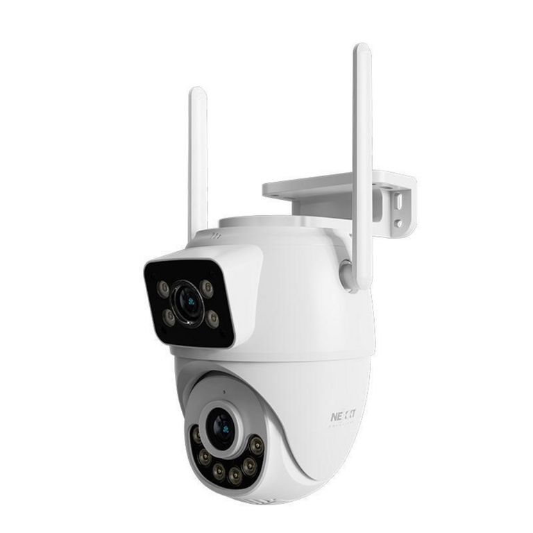 Cámara PTZ de doble lente para exteriores + cámara fija RJ45
