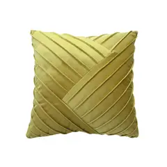 JUST HOME COLLECTION - Cojín Velvet Mostaza 45x45 cm