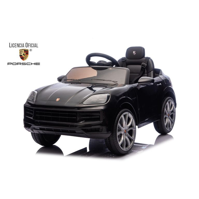Auto Batería Negro Porsche Cayenne 12V