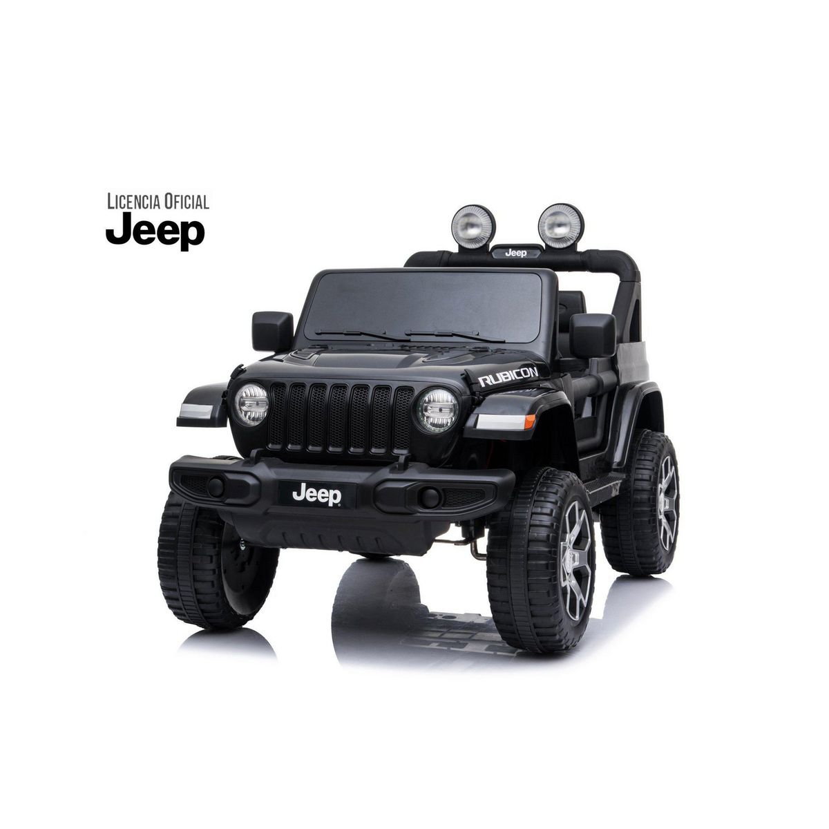 KIDSCOOL - Jeep Rubicon negro 12 volts