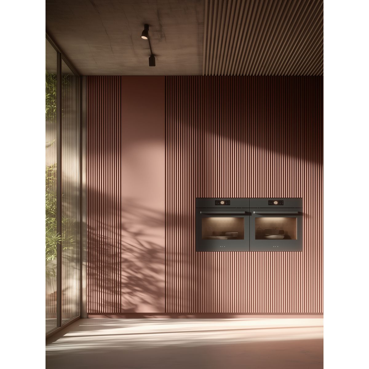 Wall Panel Revestimiento MDF Micro Ripado R15 Terracota 12x218x2480, marca MASISA - Foto 2