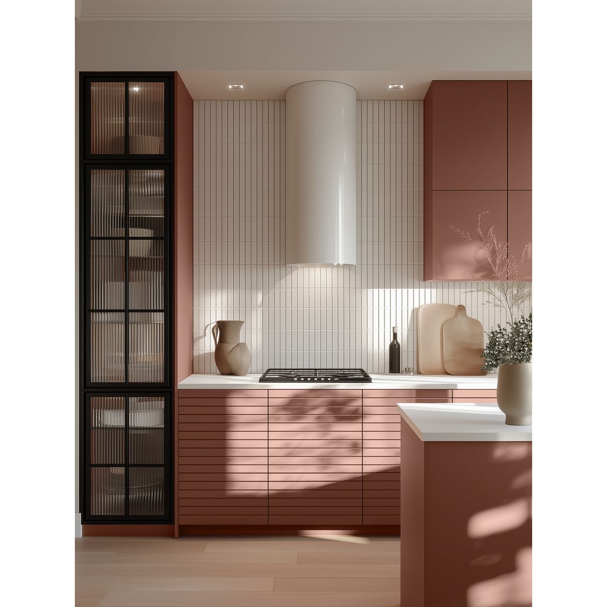 Wall Panel Revestimiento MDF Micro Ripado R32 Terracota 12x218x2480, marca MASISA - Foto 2