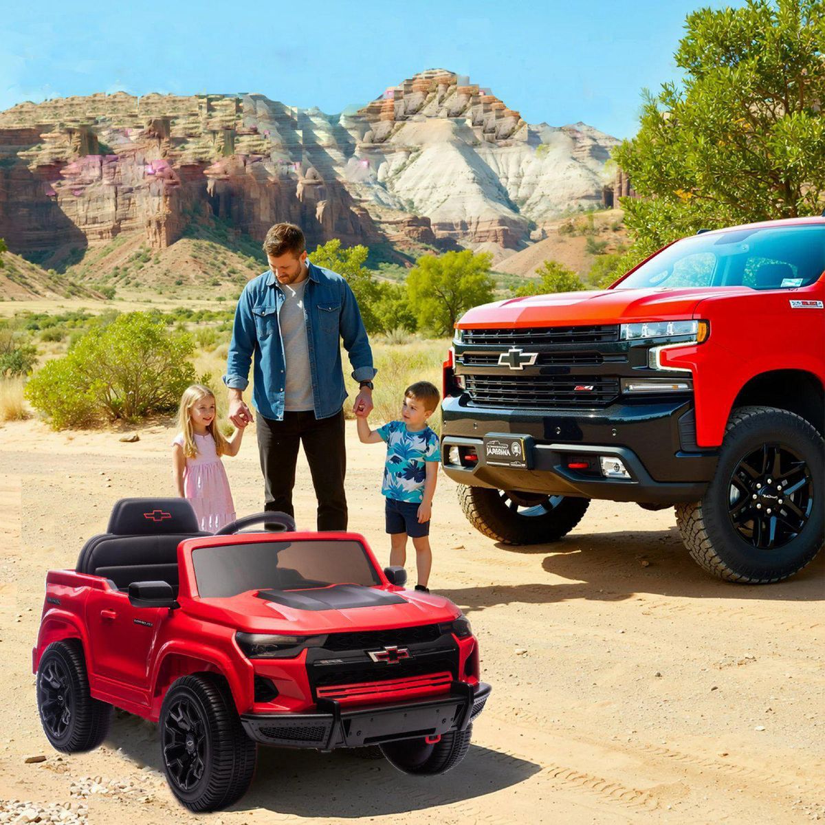 KIDSCOOL - Camioneta rojo Chrevrolet Colorado 12V