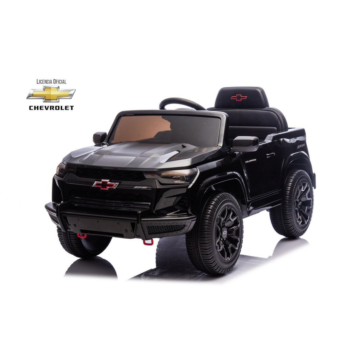 KIDSCOOL - Camioneta negro Chrevrolet Colorado 12V