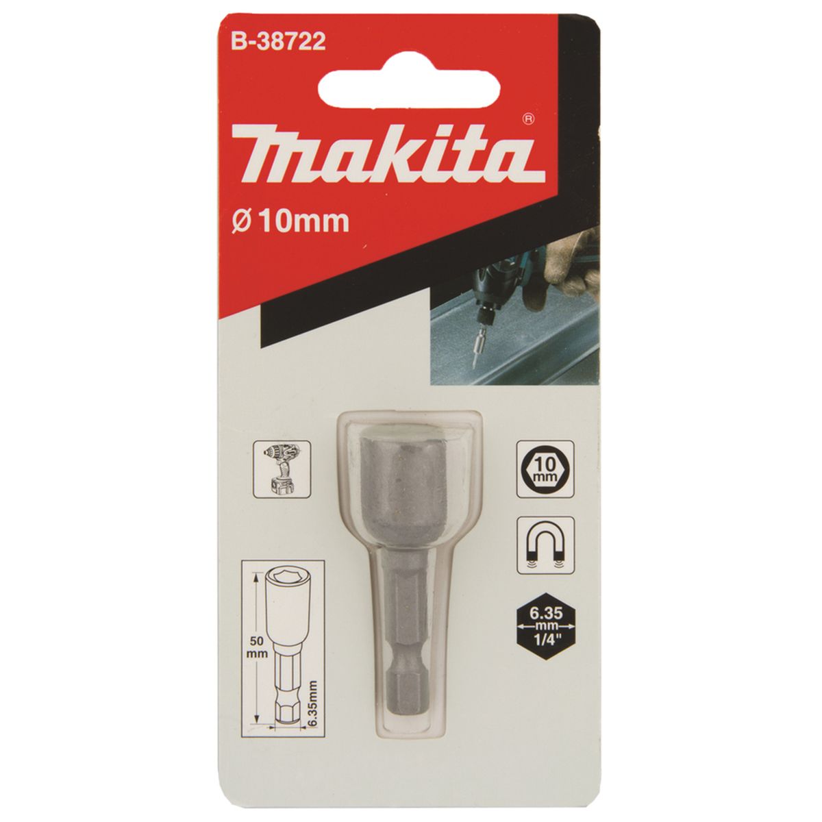 MAKITA - Dado Magnetico 5/16" Hexagonal