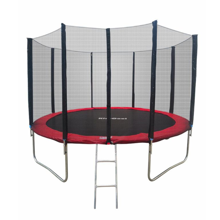 Cama Elástica Escalera 366 Cm 12Ft Rojo